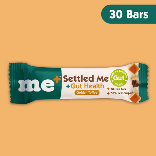 Golden Toffee Settled Me + Gut Health (6 Packs - 30 Bars)