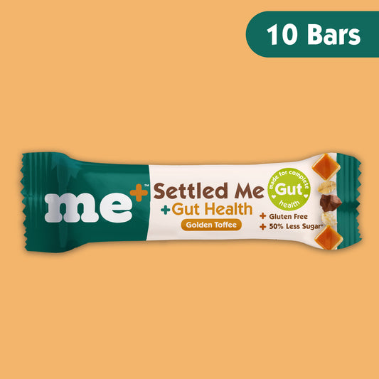 Golden Toffee Settled Me + Gut Health (2 Packs - 10 Bars)