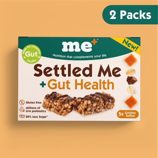 Golden Toffee Settled Me + Gut Health (2 Packs - 10 Bars)