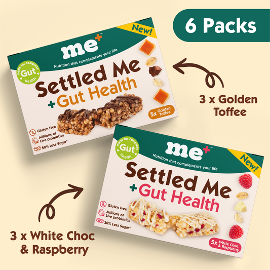 Mixed Settled Me + Gut Health (6 Packs - 30 Bars)