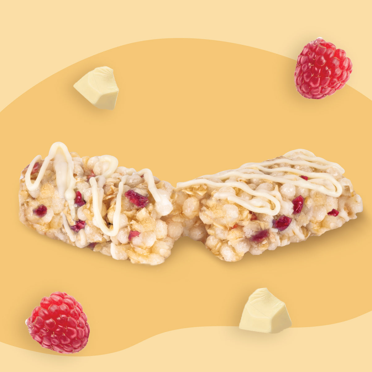 White Choc & Raspberry Settled Me + Gut Health (6 Packs - 30 Bars)